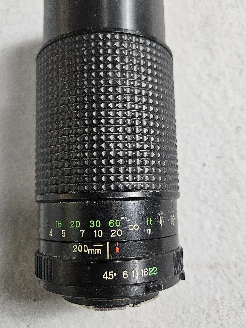 Vintage Lenmar 80-200mm f/4.5 Macro Zoom Camera Lens Untested